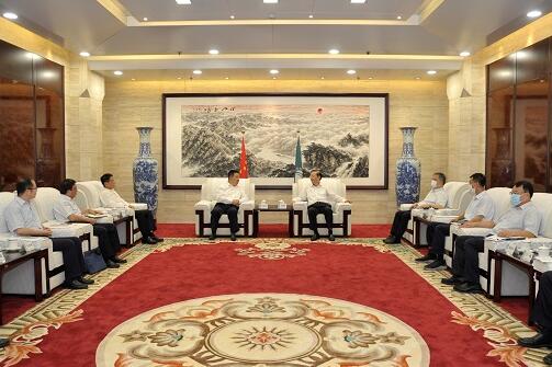 辛保安會見中國西電集團(tuán)董事長白忠泉、總經(jīng)理裴振江