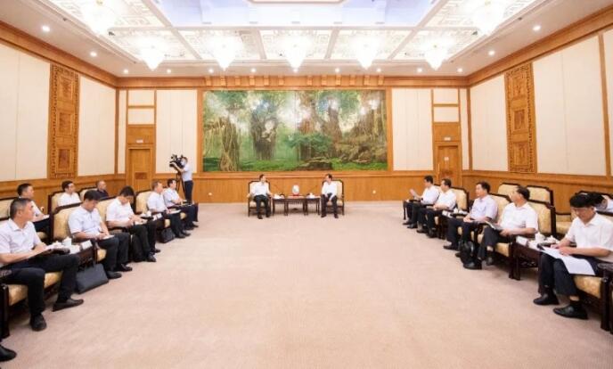 中核集團總經(jīng)理、黨組副書記顧軍與福建省委副書記、代省長王寧會談
