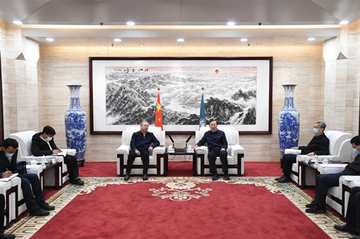 國家電網(wǎng)公司總經(jīng)理、黨組副書記辛保安會見西藏自治區(qū)副主席張永澤