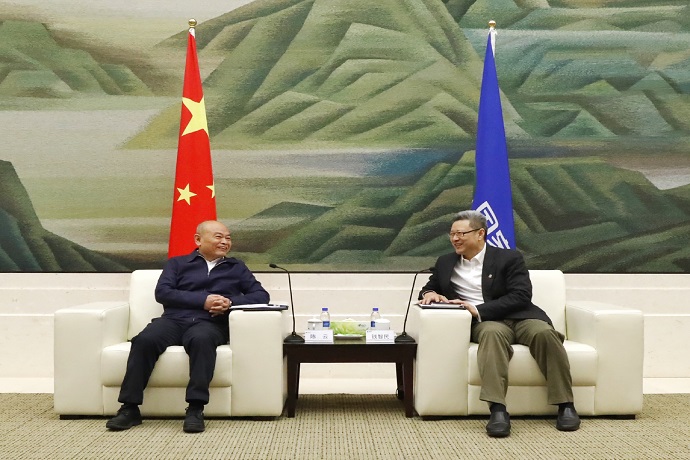 錢智民會(huì)見中國(guó)中鐵董事長(zhǎng)、黨委書記陳云
