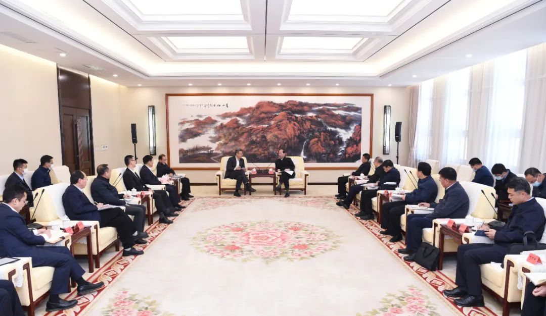 錢智民、江毅拜會內蒙古自治區(qū)黨委書記、人大常委會主任石泰峰