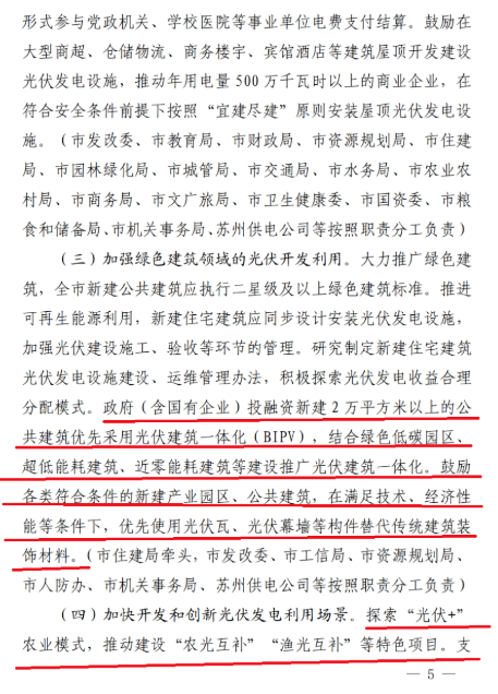 蘇州：國企廠房100%安裝分布式光伏！
