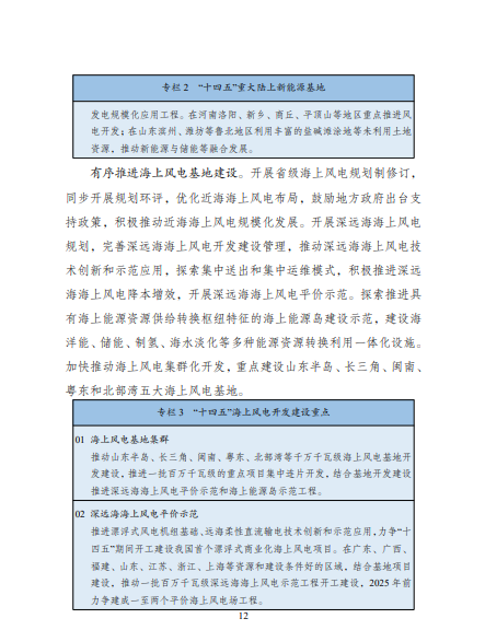 發(fā)改委、能源局等九部委聯(lián)合印發(fā)發(fā)布“十四五”可再生能源規(guī)劃！