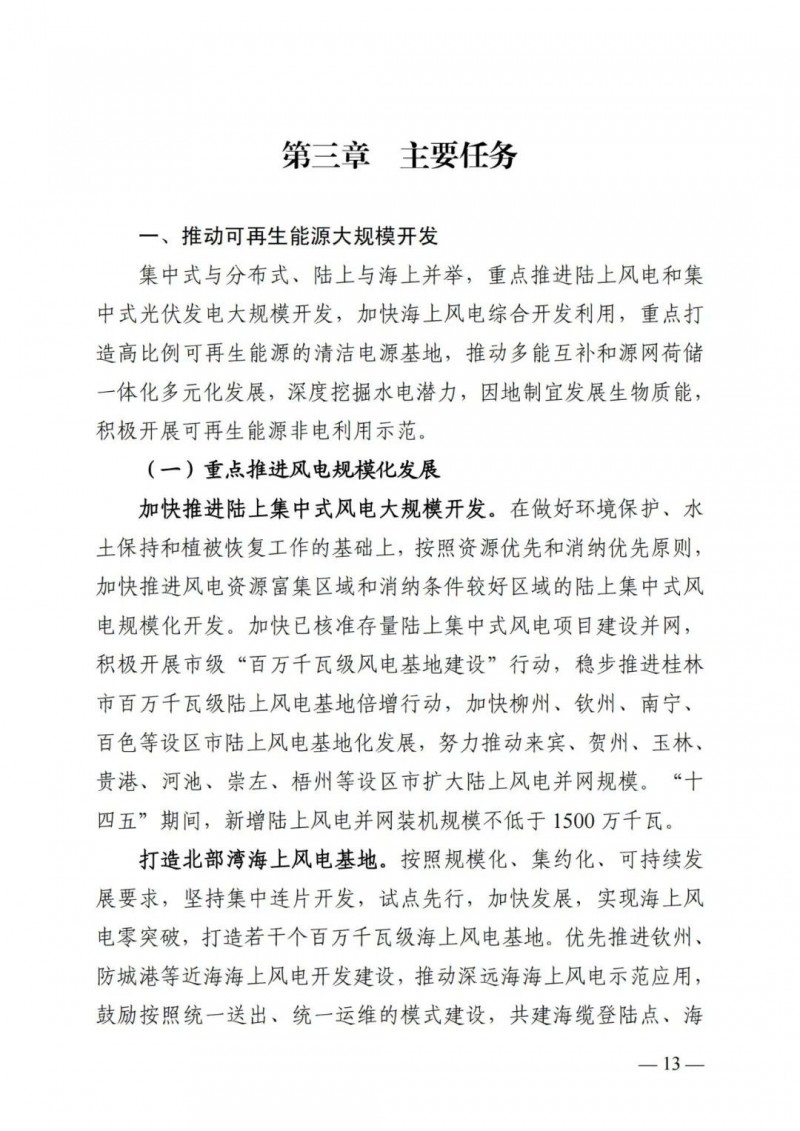 廣西“十四五”規(guī)劃：大力發(fā)展光伏發(fā)電，到2025年新增光伏裝機(jī)15GW！
