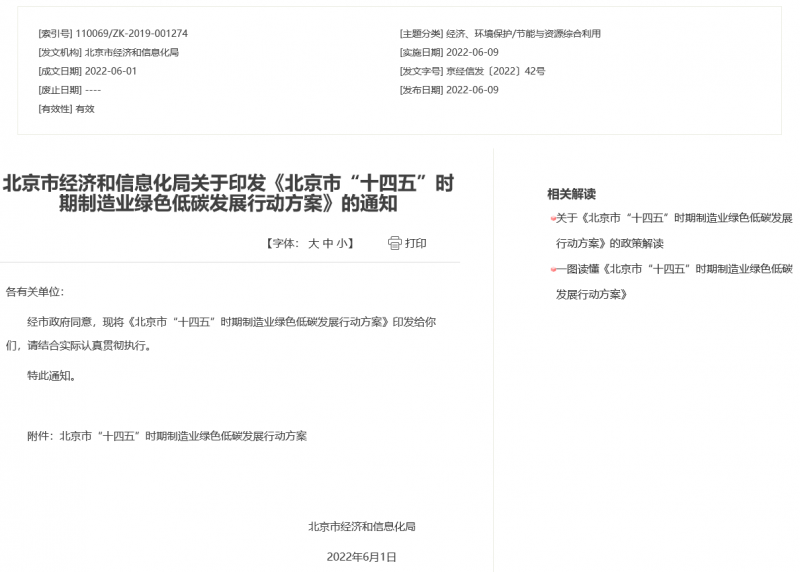 應用盡用！北京市鼓勵低速風電、高效光電、先進儲能等能源落地