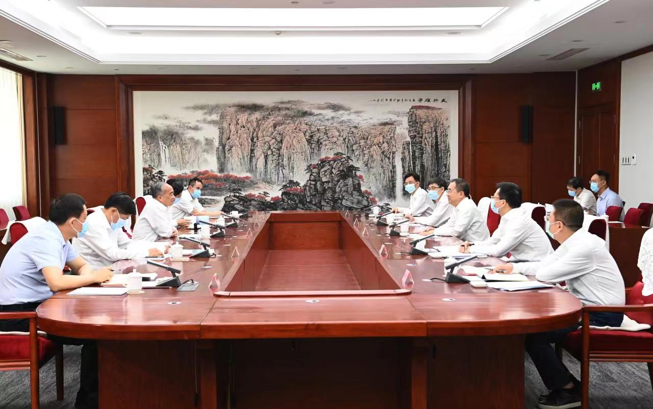 鄒磊拜會(huì)山西省委書記、省人大常委會(huì)主任林武