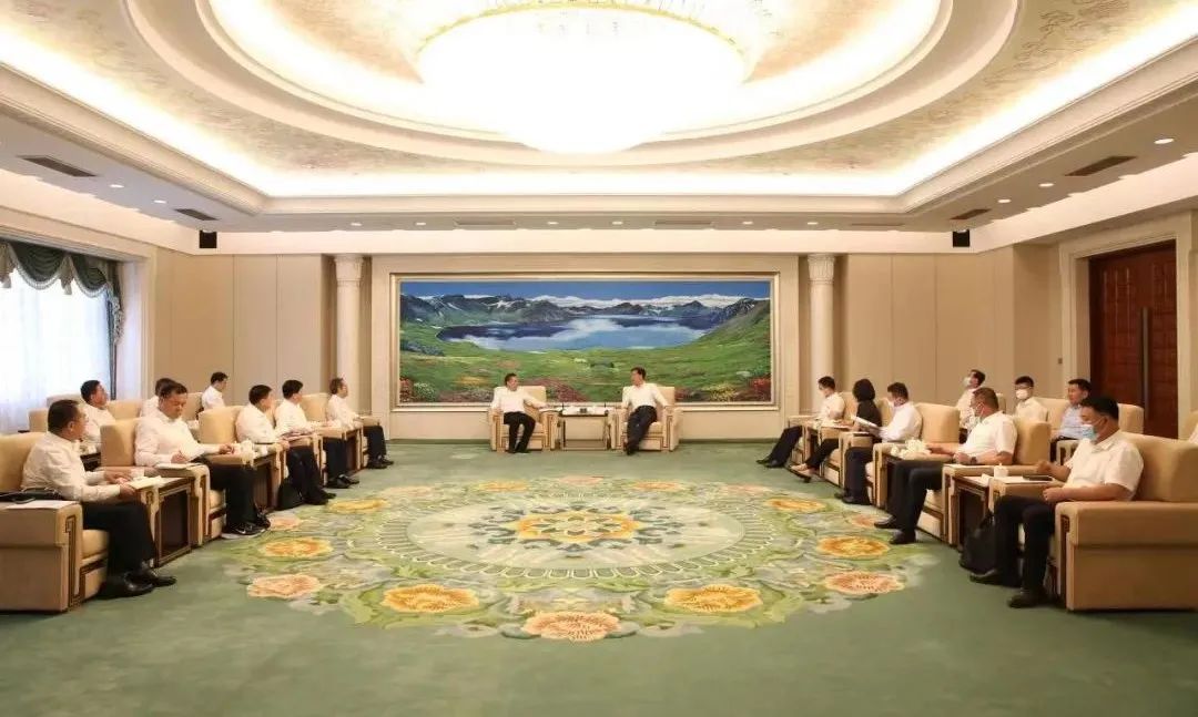 中國能建黨委書記、董事長宋海良拜會吉林省委常委、長春市委書記張志軍