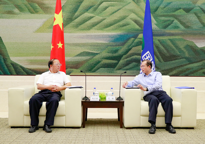 國家電投總經(jīng)理、黨組副書記江毅會(huì)見湖北省武漢市委常委、武漢經(jīng)開區(qū)工委書記劉子清