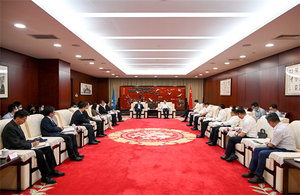 溫樞剛會(huì)見(jiàn)中國(guó)進(jìn)出口銀行黨委書(shū)記、董事長(zhǎng)吳富林