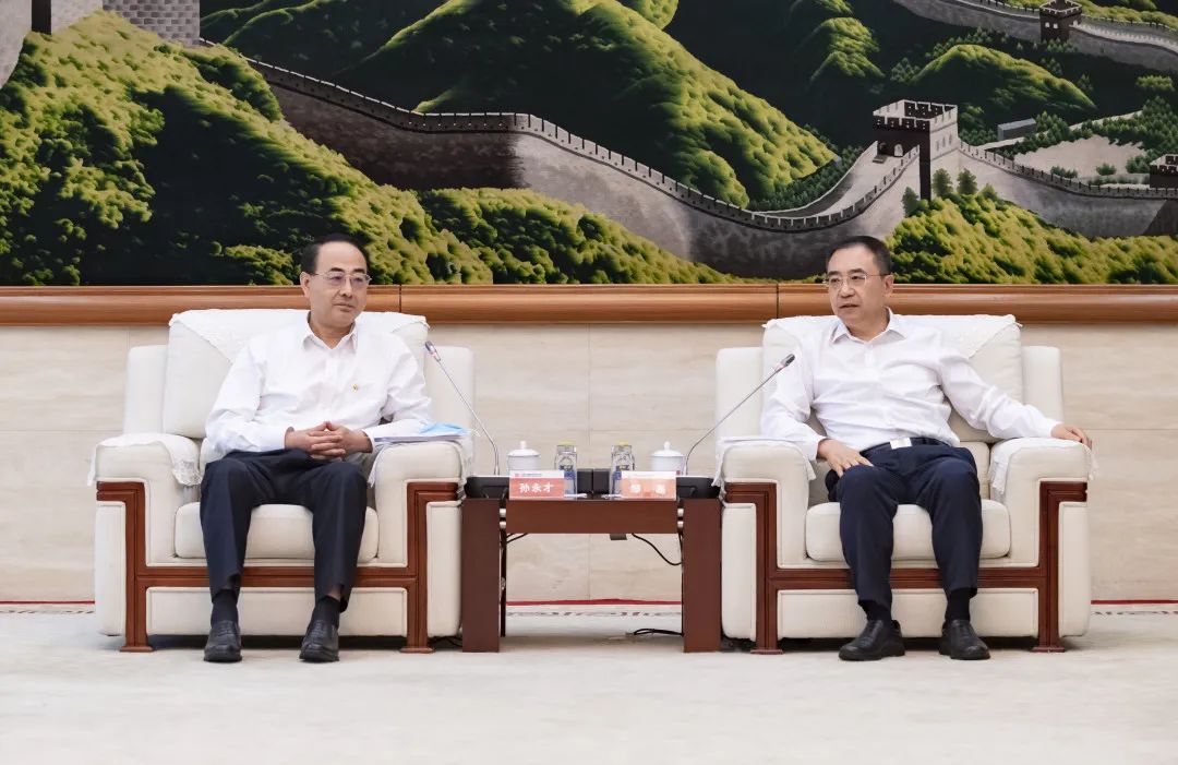 鄒磊會(huì)見中國中車黨委書記、董事長孫永才