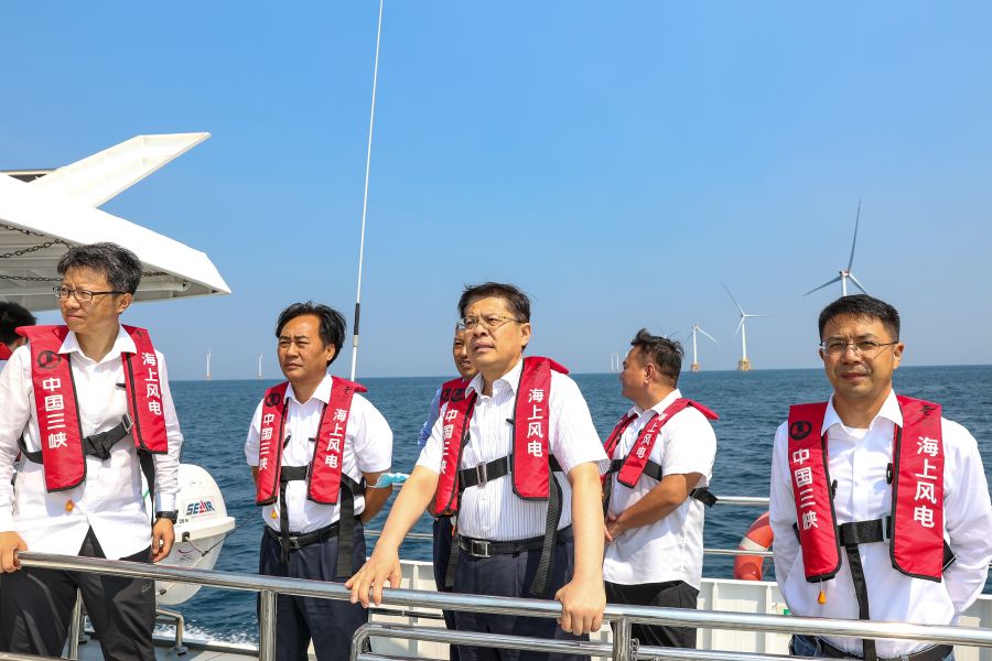 韓君赴廣東陽(yáng)江、福建福州調(diào)研三峽集團(tuán)海上風(fēng)電項(xiàng)目