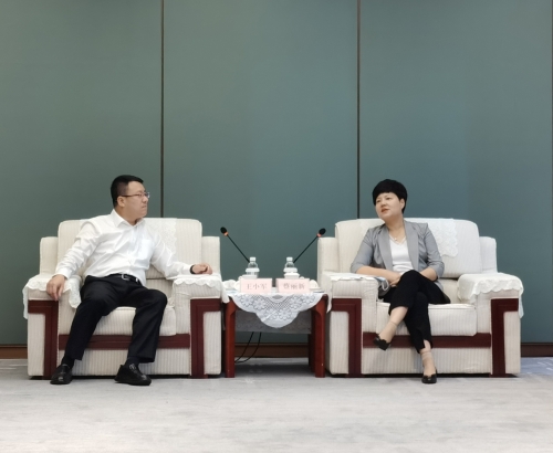 王小軍拜會(huì)廣西壯族自治區(qū)黨委常委、常務(wù)副主席蔡麗新