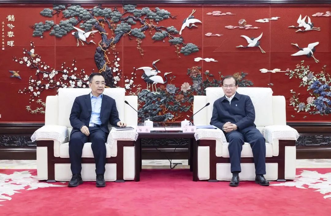 鄒磊、劉明勝拜訪中國華電董事長(zhǎng)江毅、總經(jīng)理葉向東