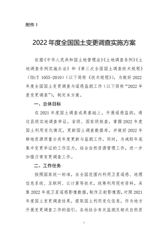 自然資源部：啟動2022年全國國土變更調查，梳理占用耕地情況