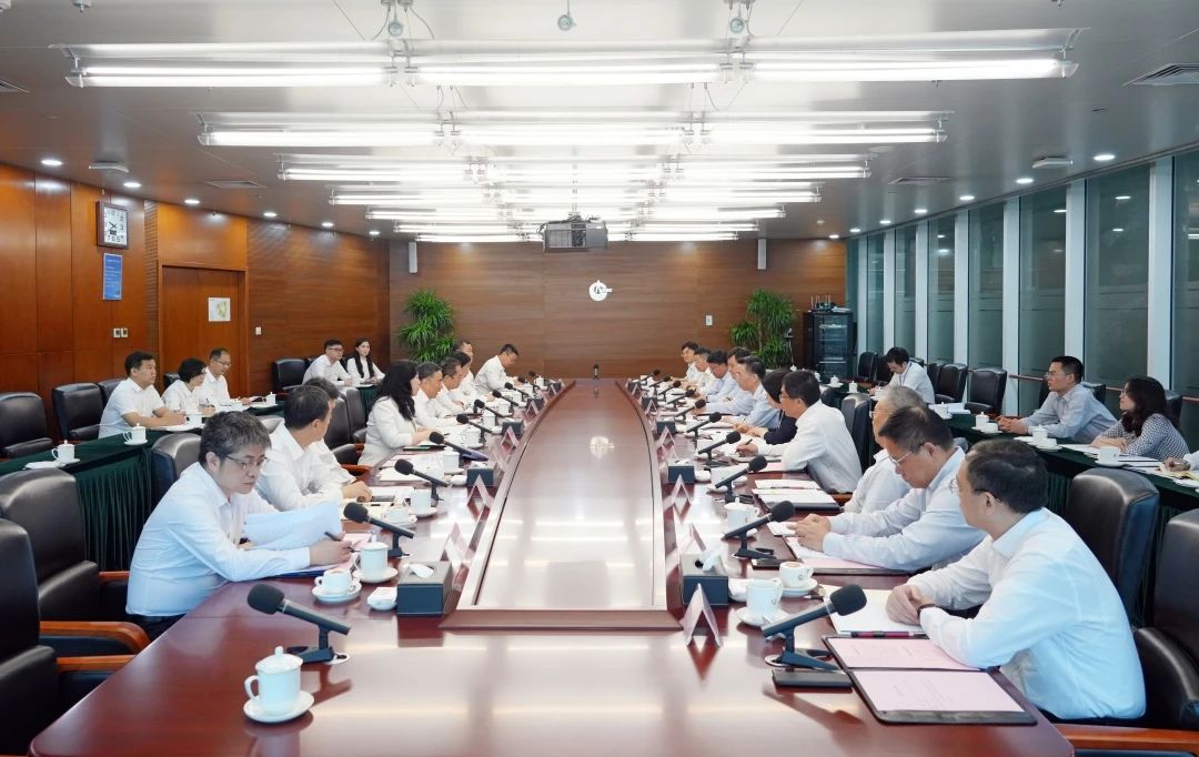 中國能建黨委書記、董事長宋海良與中國海油黨組書記、董事長汪東進會談