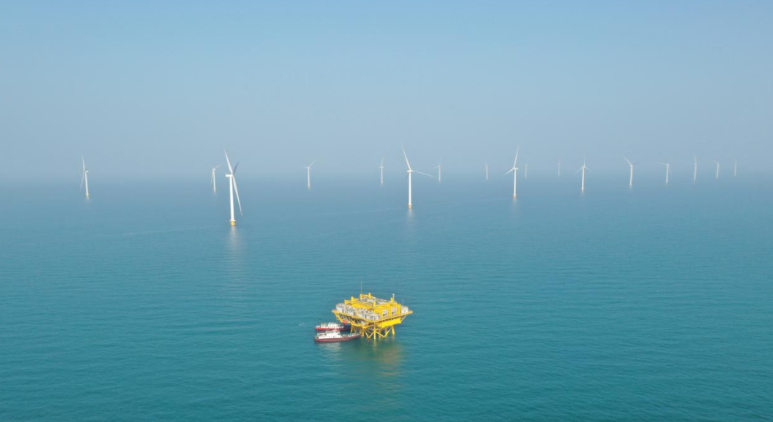 山東首個(gè)百萬(wàn)千瓦級(jí)海風(fēng)基地！國(guó)家電投半島南U1一期并網(wǎng)發(fā)電
