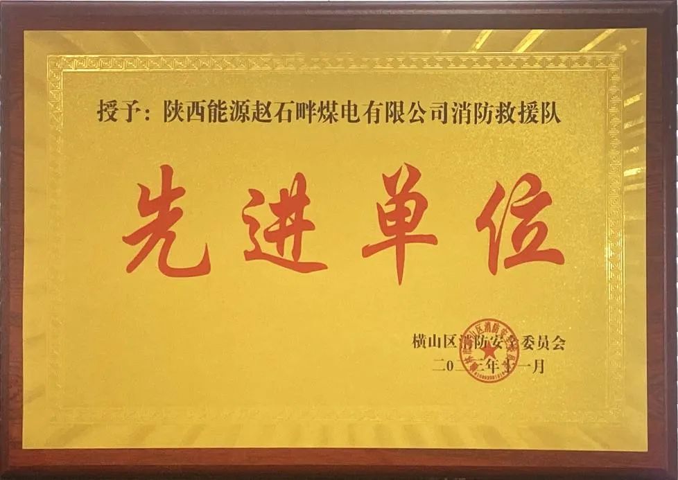 優(yōu)秀！再續(xù)輝煌！陜投集團(tuán)趙石畔煤電消防工作又獲表彰