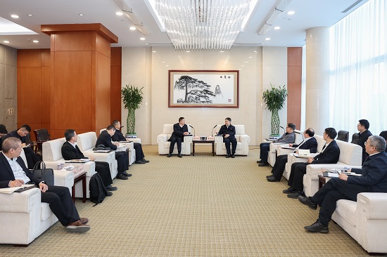 溫樞剛鄧建玲會見中廣核集團董事長楊長利、總經(jīng)理高立剛