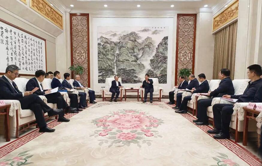 吳云拜會湖北省政府副省長、黨組成員盛閱春