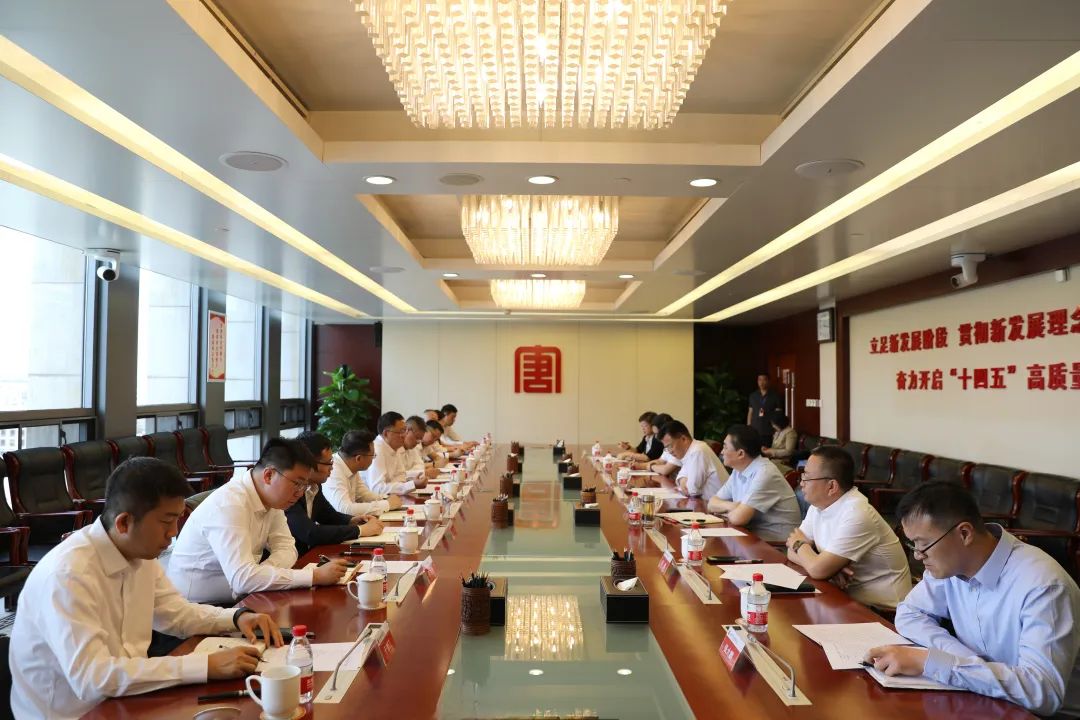 中建一局黨委書記、董事長吳愛國拜會大唐國際黨委書記、董事長王順啟