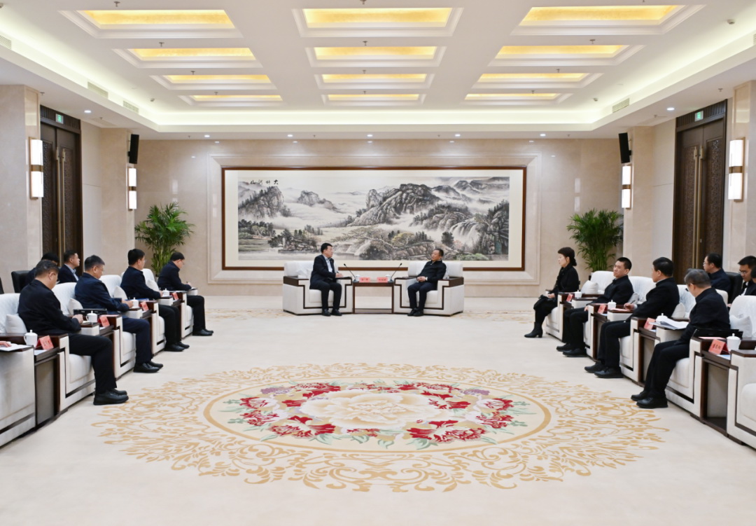 大唐集團董事長呂軍、總經(jīng)理張傳江拜會內(nèi)蒙古