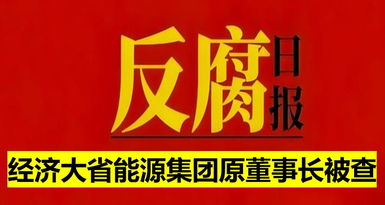 經(jīng)濟(jì)大省能源集團(tuán)原董事長被查！