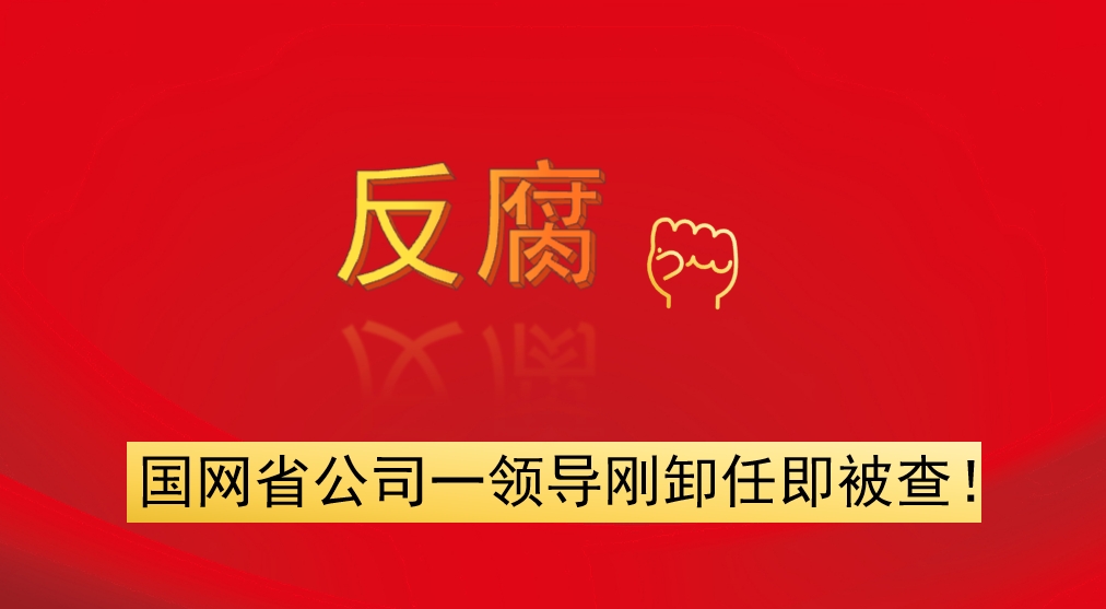 國網(wǎng)省公司一領(lǐng)導(dǎo)剛卸任即被查！